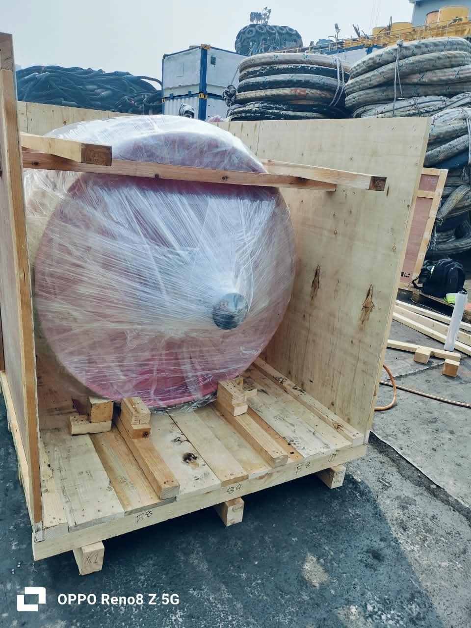 Wrapped Equipment Packaging